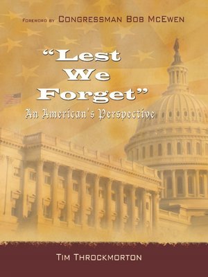 cover image of Lest We Forget